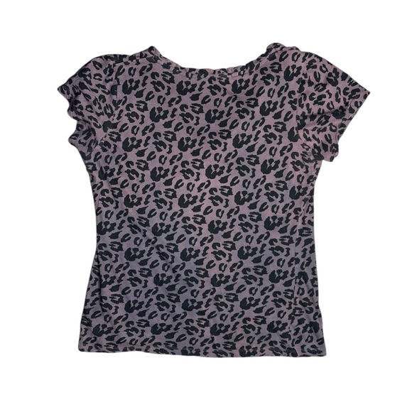 Forever 21 Leopard Print V-Neck Top - Picture 2 of 7